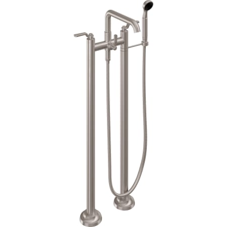 A large image of the California Faucets 0903-80.18 Satin Nickel