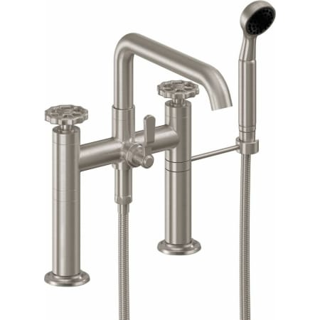 A large image of the California Faucets 0908-80W.20 Satin Nickel
