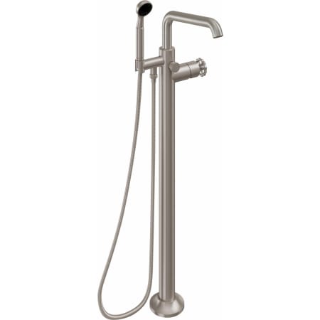 A large image of the California Faucets 0911-80W.20 Satin Nickel