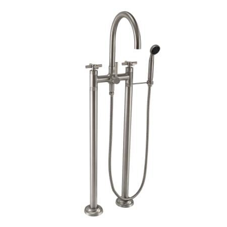 A large image of the California Faucets 1003-30X.18 Satin Nickel