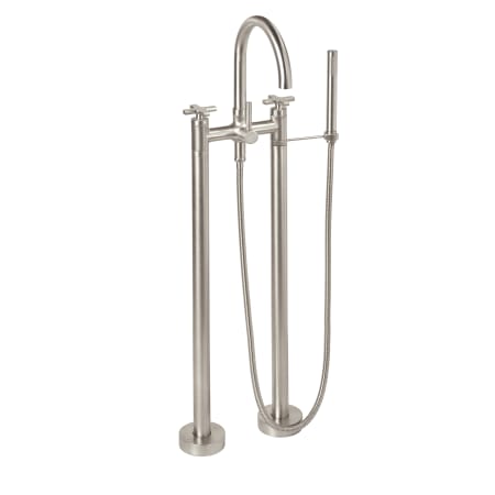 A large image of the California Faucets 1103-45X.18 Satin Nickel