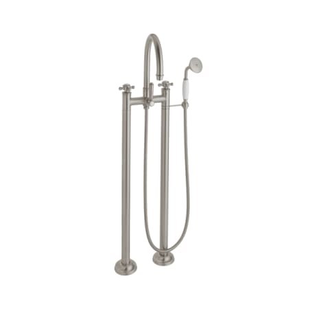 A large image of the California Faucets 1303-47.20 Satin Nickel
