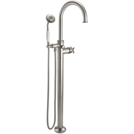 A large image of the California Faucets 1311-H47.18 Satin Nickel