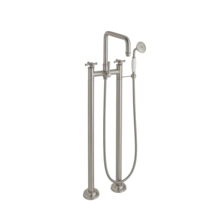 A large image of the California Faucets 1403-48X.20 Satin Nickel