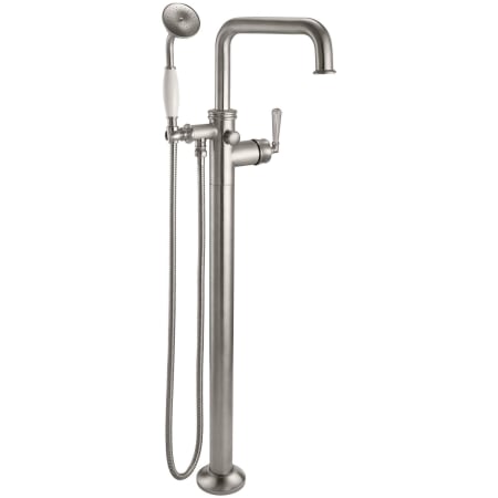 A large image of the California Faucets 1411-H46.20 Satin Nickel