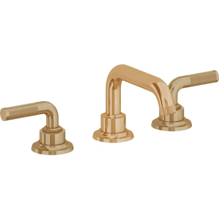 A large image of the California Faucets 3002KZBF Burnished Brass Uncoated