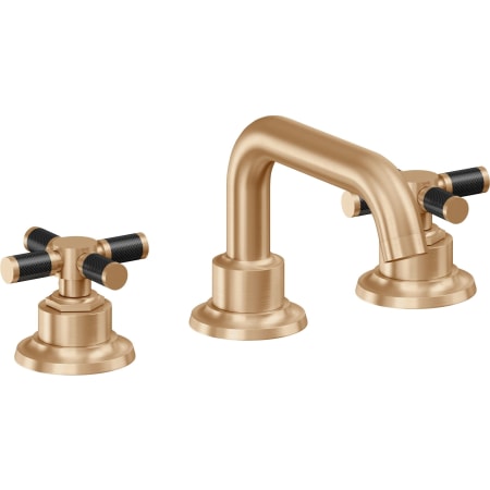 A large image of the California Faucets 3002XF Satin Bronze