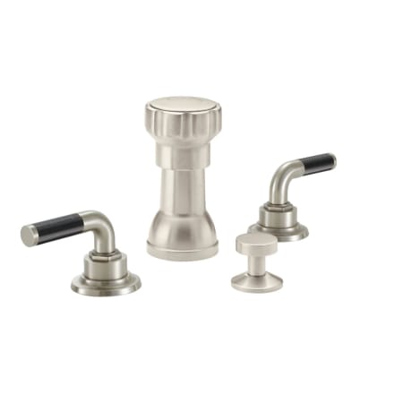 A large image of the California Faucets 3004F Satin Nickel