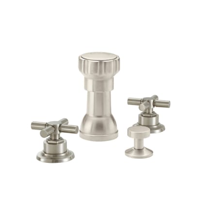 A large image of the California Faucets 3004X Satin Nickel