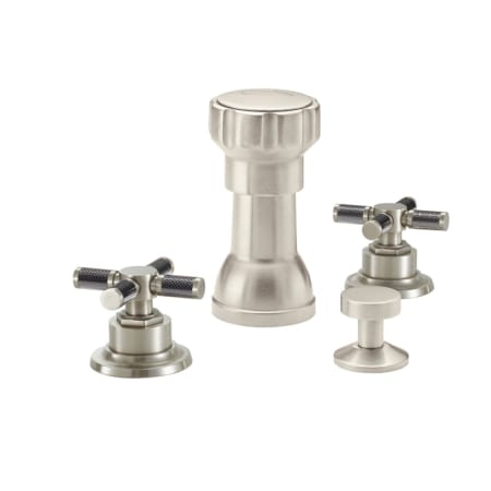 A large image of the California Faucets 3004XF Satin Nickel