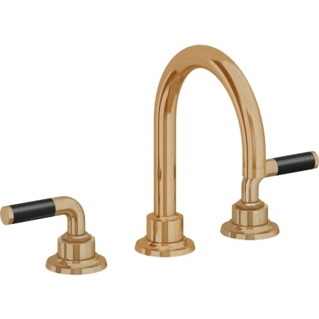 A large image of the California Faucets 3102FZB Burnished Brass