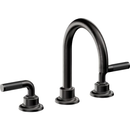 A large image of the California Faucets 3102FZBF Matte Black