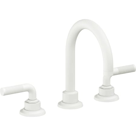 A large image of the California Faucets 3102K Matte White