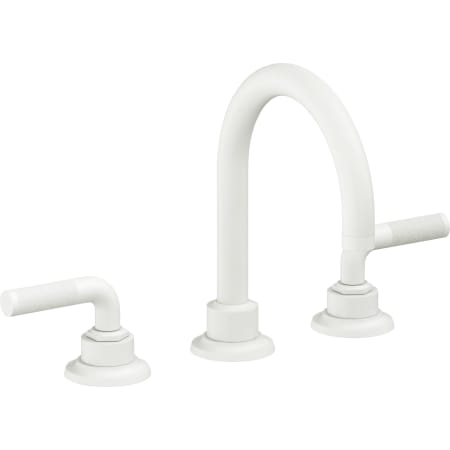A large image of the California Faucets 3102KZB Matte White