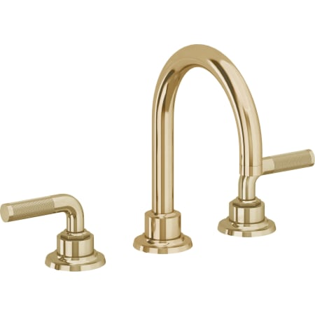 A large image of the California Faucets 3102KZB Polished Brass