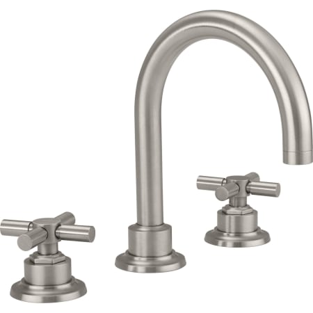 A large image of the California Faucets 3102X Satin Nickel