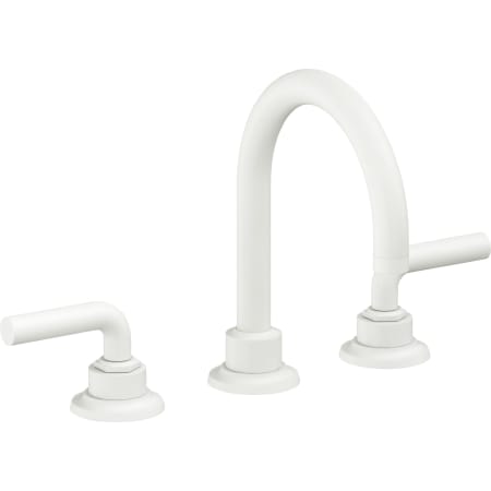 A large image of the California Faucets 3102ZB Matte White