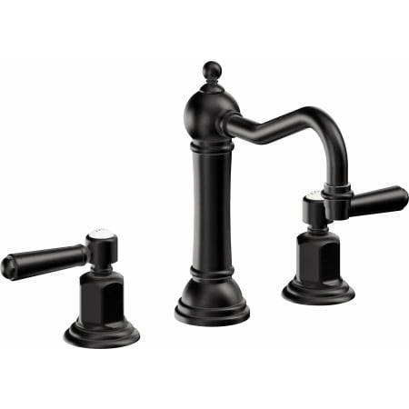 A large image of the California Faucets 3302 Matte Black