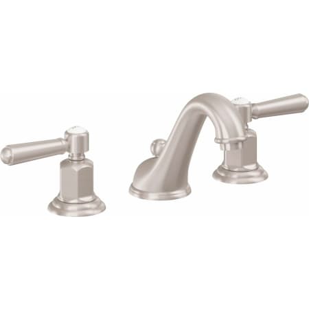 A large image of the California Faucets 3502ZBF Satin Nickel