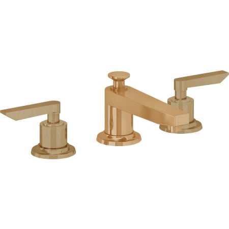 A large image of the California Faucets 4502 Burnished Brass