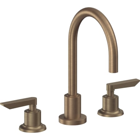 A large image of the California Faucets 4502A Antique Brass Flat