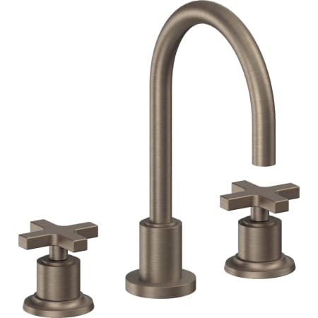 A large image of the California Faucets 4502AX Antique Nickel Flat