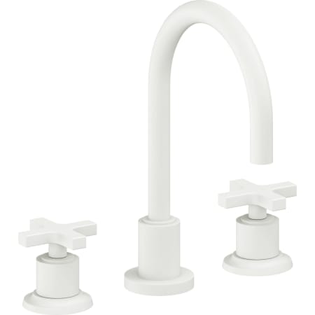 A large image of the California Faucets 4502AX Matte White