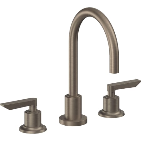 A large image of the California Faucets 4502AZBF Antique Nickel Flat