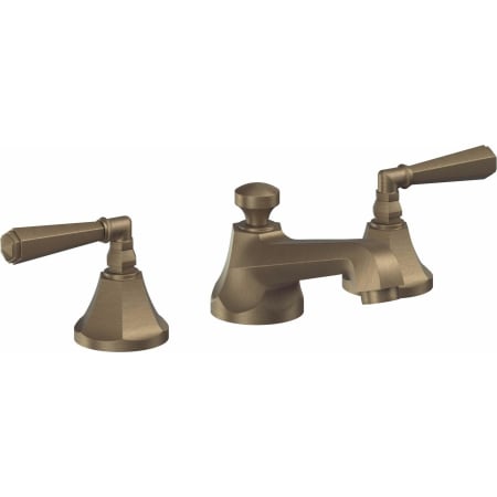 A large image of the California Faucets 4602 Antique Brass Flat