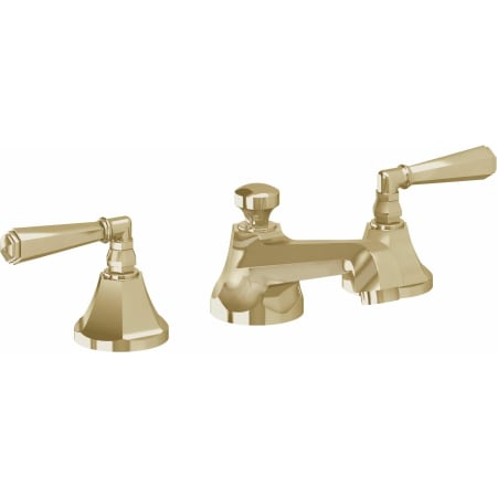 A large image of the California Faucets 4602ZB Polished Brass Uncoated