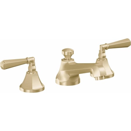 A large image of the California Faucets 4602ZB Satin Brass