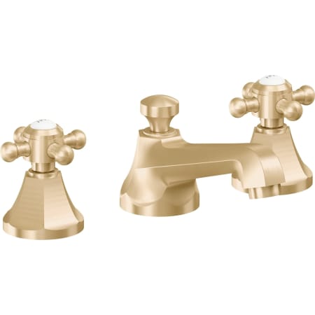 A large image of the California Faucets 4702 Satin Brass