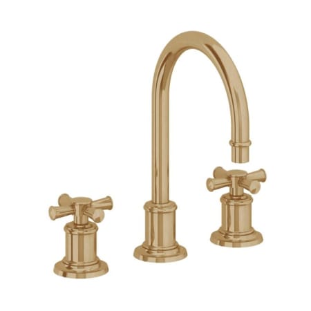 A large image of the California Faucets 4802X Burnished Brass