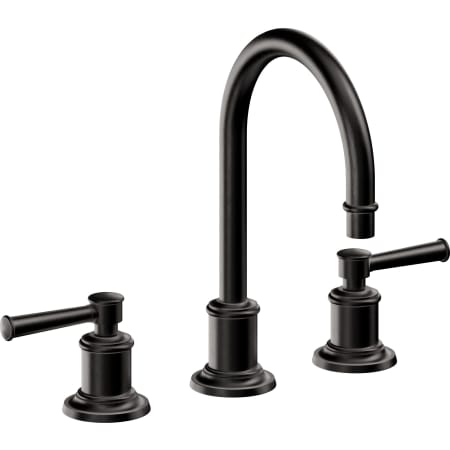 A large image of the California Faucets 4802ZBF Matte Black