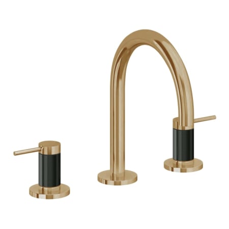 A large image of the California Faucets 5202F Burnished Brass Uncoated