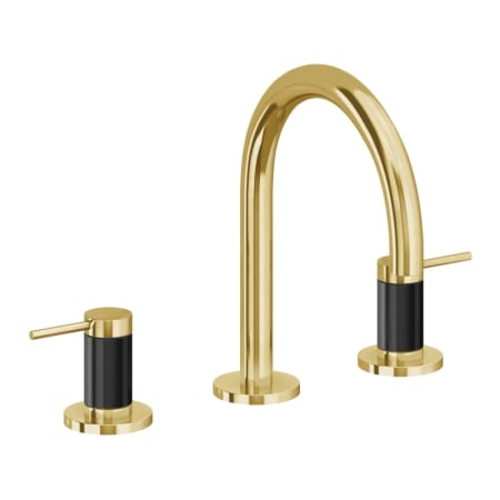 A large image of the California Faucets 5202F Lifetime Polished Gold