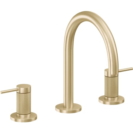 A large image of the California Faucets 5202KZBF Satin Brass