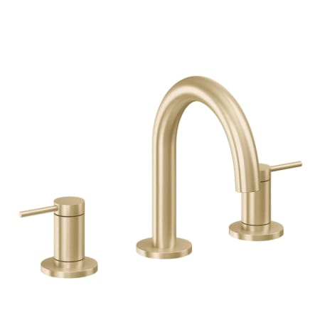 A large image of the California Faucets 5202M Satin Brass
