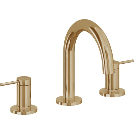 A large image of the California Faucets 5202MZBF Burnished Brass Uncoated