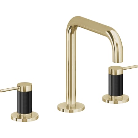 A large image of the California Faucets 5202QFZB Polished Brass Uncoated