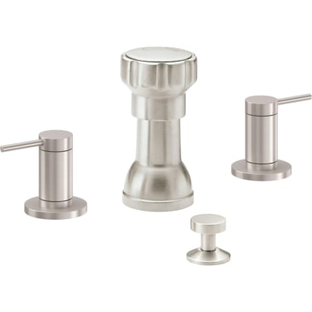 A large image of the California Faucets 5204 Satin Nickel
