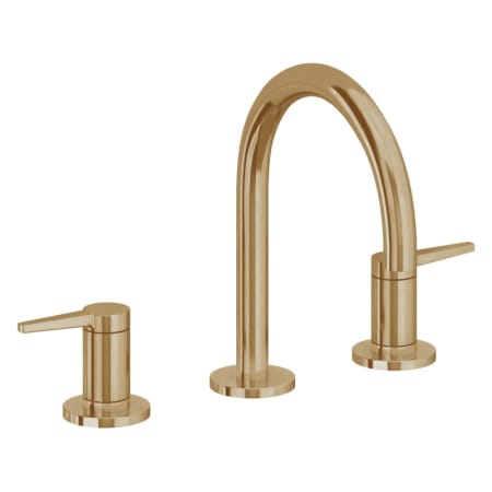 A large image of the California Faucets 5302 Burnished Brass Uncoated