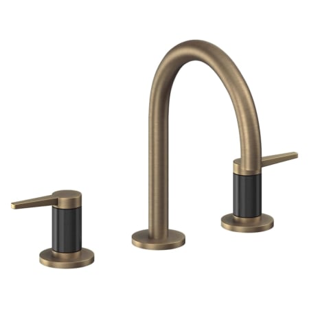 A large image of the California Faucets 5302F Antique Brass Flat