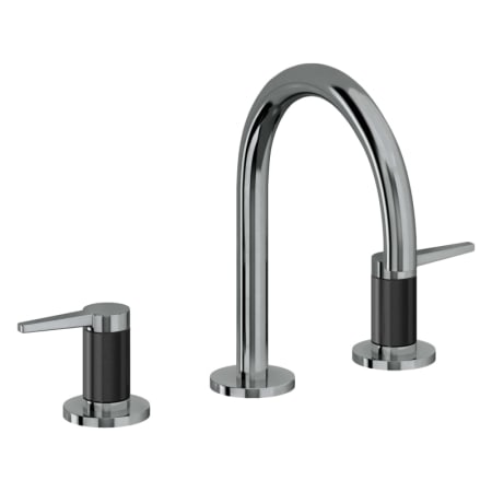 A large image of the California Faucets 5302F Black Nickel