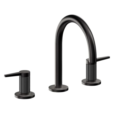 A large image of the California Faucets 5302F Matte Black