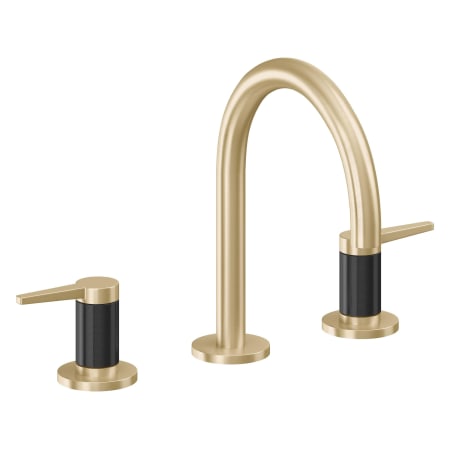 A large image of the California Faucets 5302F Satin Brass