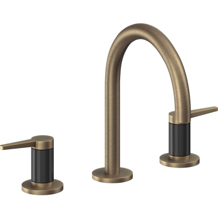 A large image of the California Faucets 5302FZBF Antique Brass Flat