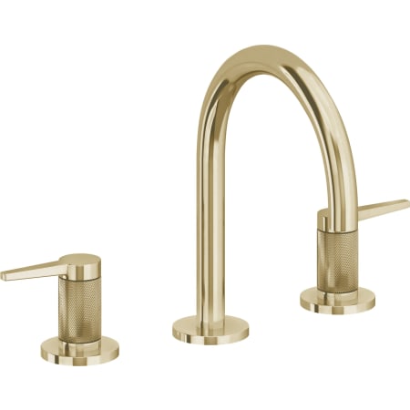 A large image of the California Faucets 5302KZBF Polished Brass