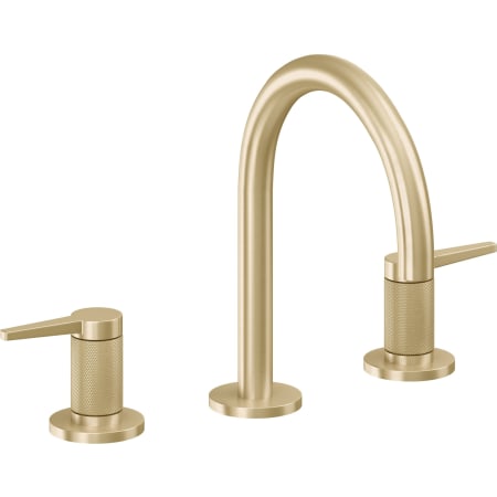 A large image of the California Faucets 5302KZBF Satin Brass