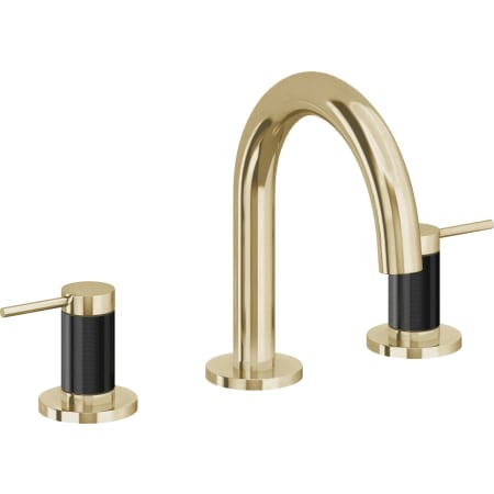 A large image of the California Faucets 5302MFZB Polished Brass